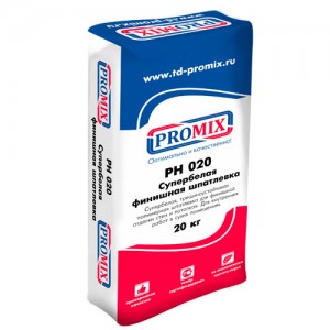 Promix PH-020 полимерная супербелая финишная шпатлевка