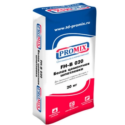 Promix FH-B-020 белая финишная шпатлевка для фасада Promix FH-B-020 белая финишная шпатлевка для фасада