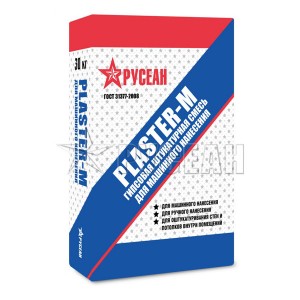 Штукатурка гипсовая Русеан PLASTER-М, 30 кг