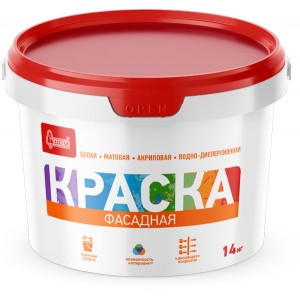 Краска Старатели "Фасадная" акриловая, 14 кг