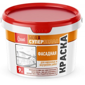 Краска Старатели База А фасадная, 9 л