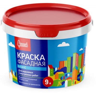 Краска Старатели База С фасадная, 9 л Краска Старатели База С фасадная, 9 л