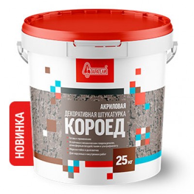 Декоративная штукатурка готовая акриловая Старатели "Короед", 25 кг Декоративная штукатурка готовая акриловая Старатели "Короед", 25 кг