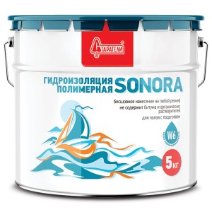 Старатели Сонора (Sonora) полимерная эластичная гидроизоляция, 5 кг