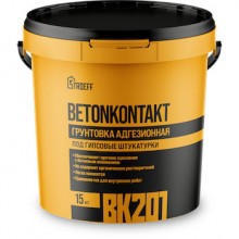 Грунтовка адгезионная СТРОЕФФ BETONKONTAKT BK201, 15 КГ Грунтовка адгезионная СТРОЕФФ BETONKONTAKT BK201, 15 КГ