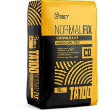 Плиточный клей СТРОЕФФ Normalfix TA100, 25 кг Плиточный клей СТРОЕФФ Normalfix TA100, 25 кг