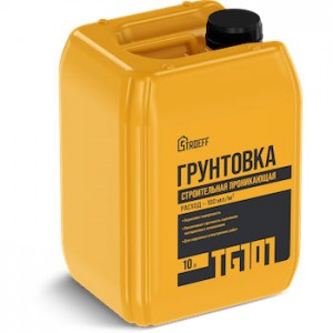 Грунтовка проникающая СТРОЕФФ "СТРОИТЕЛЬНАЯ" TG101, 10 л