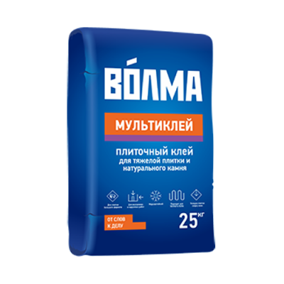 ВОЛМА Мультиклей плиточный клей ВОЛМА Мультиклей плиточный клей