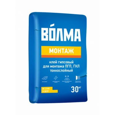 Волма Мотаж клей для гипсокартона и ПГП Волма Мотаж клей для гипсокартона и ПГП