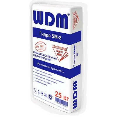Смесь сухая WDM Гидро SM-2, 25 кг Смесь сухая WDM Гидро SM-2, 25 кг