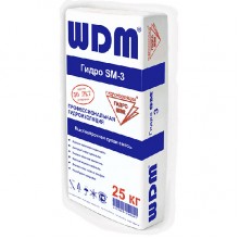 Смесь сухая WDM Гидро SM-3, 25 кг Смесь сухая WDM Гидро SM-3, 25 кг
