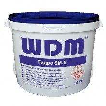Добавка в бетон WDM Гидро SM-5, 10 кг Добавка в бетон WDM Гидро SM-5, 10 кг