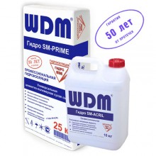 Двухкомпонентная гидроизоляция WDM PRIME+ACRIL Двухкомпонентная гидроизоляция WDM PRIME+ACRIL