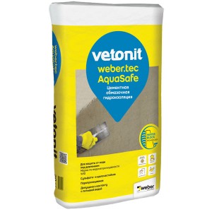 Гидроизоляция Weber Vetonit AquaSafe, 20 кг