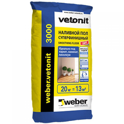 Weber.Vetonit 3000 - финишный наливной пол Weber.Vetonit 3000 - финишный наливной пол
