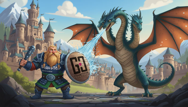 GLIMS ВодоStop успешно справляется с протечками фото